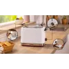 Torradeira Bosch TAT4M221 2 fatias 950 W branca em aço inoxidável