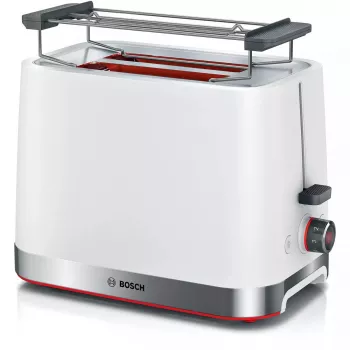 Torradeira Bosch TAT4M221 2 fatias 950 W branca em aço inoxidável