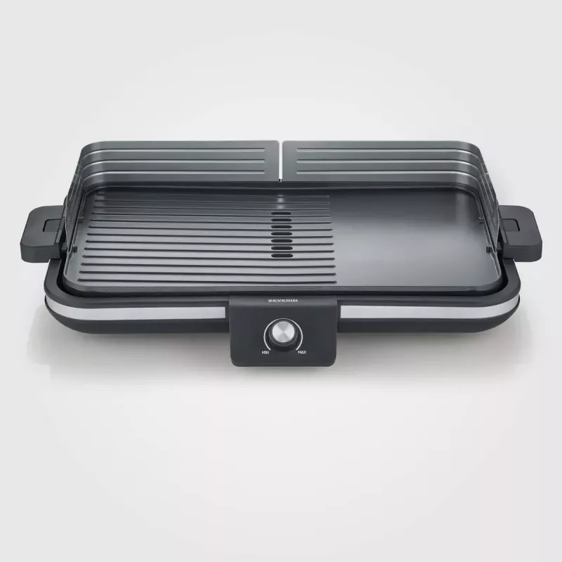 Grelhador de contacto Severin PG 8564 2300 W Preto Aço inoxidável