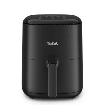 Fritadeira de ar quente Tefal Easy Fry EY145810 — capacidade de 3 L, 1300 W, controlo tátil, ecrã LCD, preto
