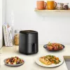 Fritadeira de ar quente Tefal Easy Fry EY145810 — capacidade de 3 L, 1300 W, controlo tátil, ecrã LCD, preto