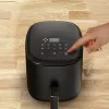 Fritadeira de ar quente Tefal Easy Fry EY145810 — capacidade de 3 L, 1300 W, controlo tátil, ecrã LCD, preto