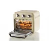 Fritadeira de ar quente e forno Ariete 4632 Vintage, 1400W, 2em1, capacidade 16L, acessórios incluídos, temporizador 60 minutos, vidro duplo, Bege