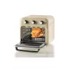 Fritadeira de ar quente e forno Ariete 4632 Vintage, 1400W, 2em1, capacidade 16L, acessórios incluídos, temporizador 60 minutos, vidro duplo, Bege