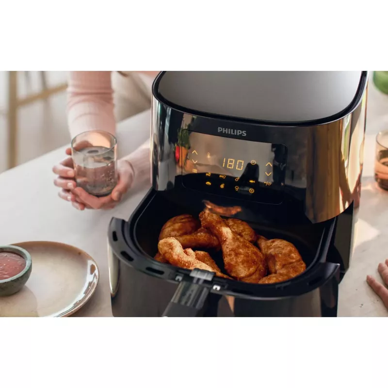 Fritadeira de ar quente Philips 3000 series HD9270/70 Airfryer XL, 6,2 L, 1,2 kg, Rapid Air, 200 °C, 5 pessoa(s)