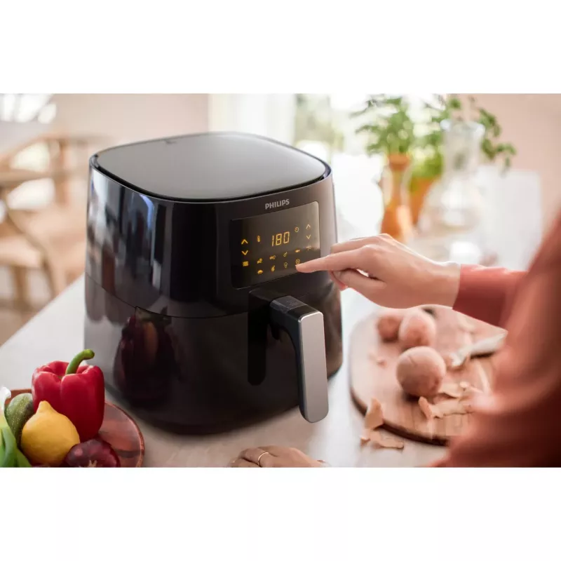 Fritadeira de ar quente Philips 3000 series HD9270/70 Airfryer XL, 6,2 L, 1,2 kg, Rapid Air, 200 °C, 5 pessoa(s)