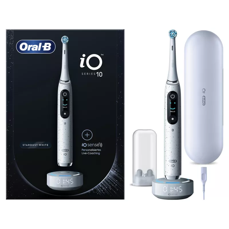Escova de dentes elétrica Oral-B iO Series 10 Adulto roto-oscilante Branco