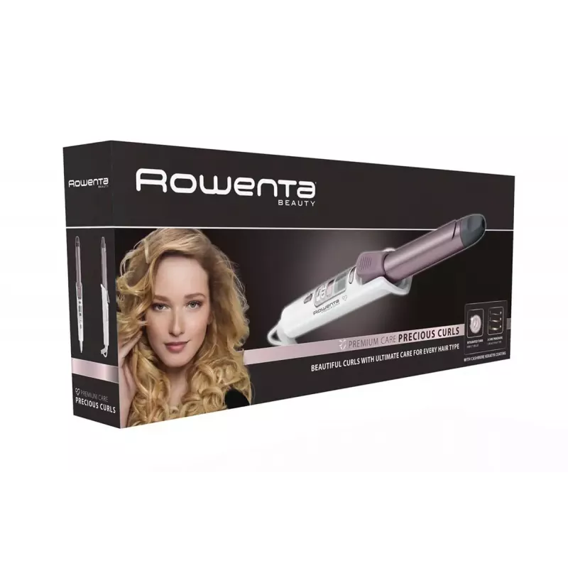 Ferro de caracóis Rowenta CF3460 Quente Preto, Rosa, Branco 1,8 m