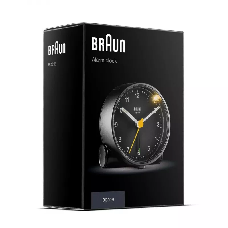 Despertador de quartzo Braun BC01B preto