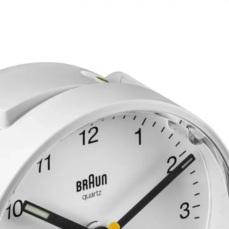 Despertador de quartzo Braun BC01W branco