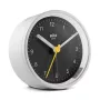 Despertador de quartzo Braun BC12WB preto, branco