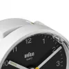Despertador de quartzo Braun BC01WB preto, branco