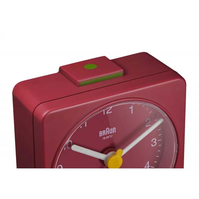 Despertador Braun BC02R relógio de quartzo vermelho