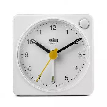 Despertador de quartzo Braun BC02XW branco