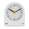 Despertador de quartzo Braun BC22 branco, amarelo
