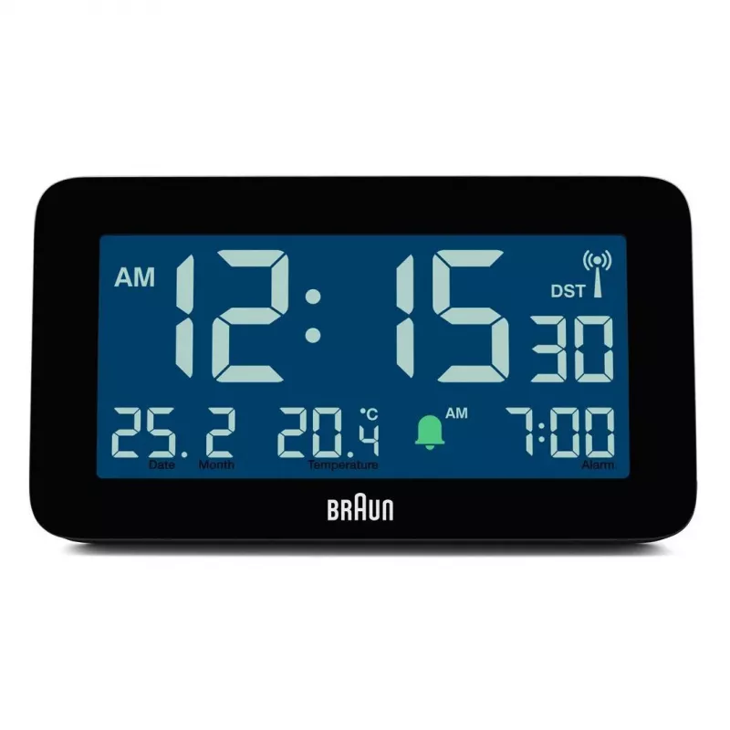 Despertador digital Braun BC10 preto