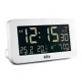 Despertador digital Braun BC10 branco LCD retroiluminação