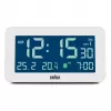 Despertador digital Braun BC10 branco LCD retroiluminação