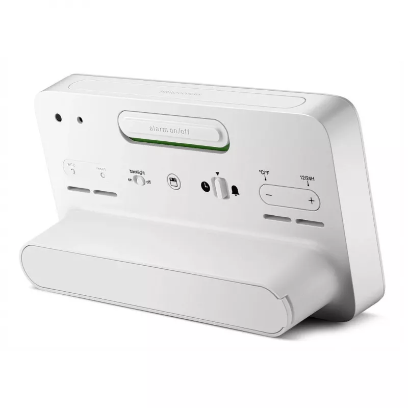 Despertador digital Braun BC10 branco LCD retroiluminação