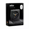 Despertador BRAUN BC 05 B quartzo dobrável preto — despertador de viagem compacto