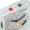 Relógio de parede/mesa Braun BC05W relógio analógico retangular branco
