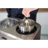 Máquina de gelados com compressor Unold Doppio 2,4 l 250 W preto, aço acetinado