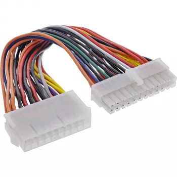 Cabo adaptador de alimentação para placa-mãe InLine conector fêmea 20 pinos / conector macho EPS 24 pinos 0,16 m