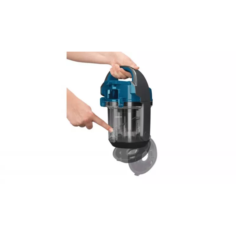 Aspirador cilíndrico Bosch BGS05A220 700W sem saco 1.5L, tubo telescópico em aço inoxidável, filtro EPA lavável