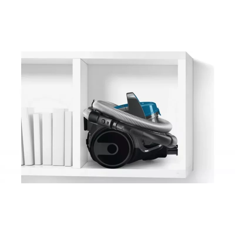 Aspirador cilíndrico Bosch BGS05A220 700W sem saco 1.5L, tubo telescópico em aço inoxidável, filtro EPA lavável