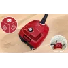 Aspirador de pó Bosch Serie 4 BGD38RD1H, 600 W, 4 L com saco, limpeza a seco, vermelho