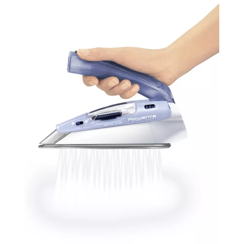 Ferro de engomar Rowenta DA1510F1 ferro a vapor Microsteam 200 base de engomar 1000 W azul, branco