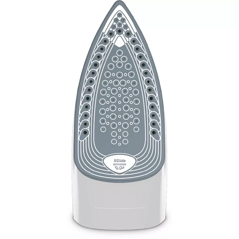 Ferro a vapor Tefal Express Steam FV2835E0 ferro a seco e a vapor base de engomar Cerilium 2400 W lilás, branco