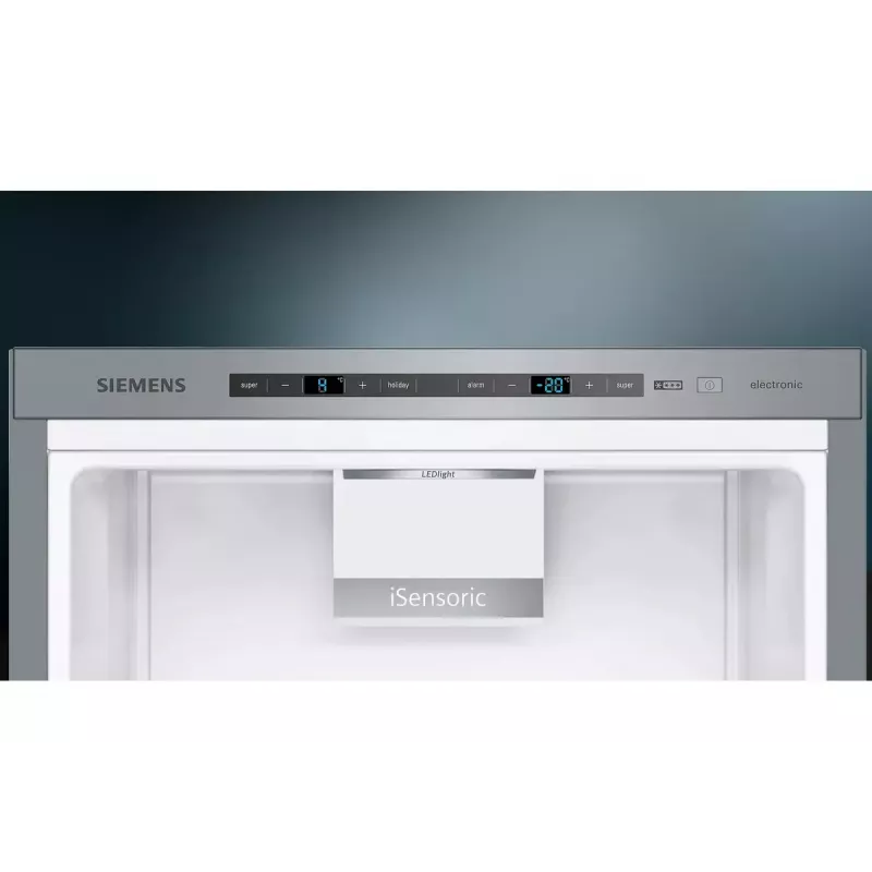 Siemens iQ500 KG39E8IBA frigorífico combinado, de instalação livre, 249 l + 94 l, 60 x 201 x 65 cm, classe energética B, aço inoxidável