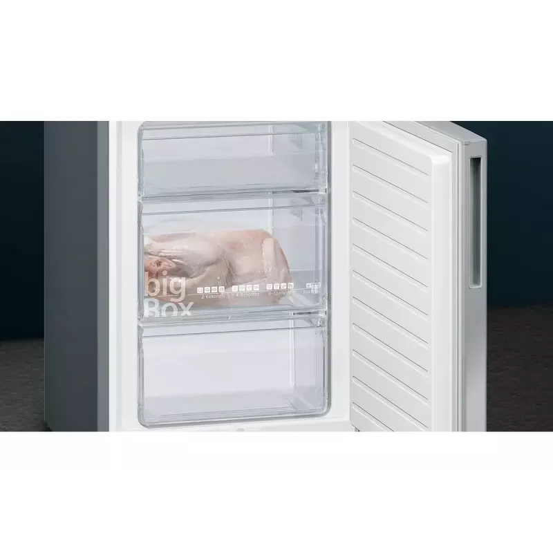 Siemens iQ500 KG39E8IBA frigorífico combinado, de instalação livre, 249 l + 94 l, 60 x 201 x 65 cm, classe energética B, aço inoxidável