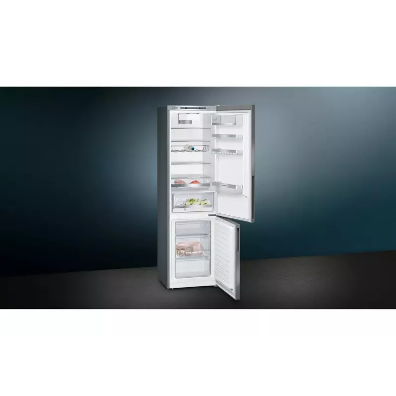 Siemens iQ500 KG39E8IBA frigorífico combinado, de instalação livre, 249 l + 94 l, 60 x 201 x 65 cm, classe energética B, aço inoxidável