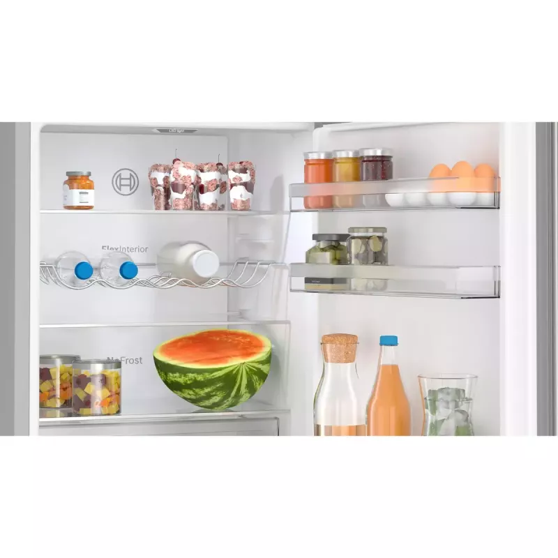 Combinado frigorífico-congelador Bosch Serie 4 KGN36VICT de instalação livre 321 L aço inoxidável