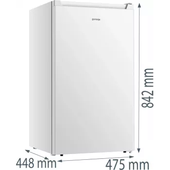 Congelador Gorenje F39EPW4 de instalação livre 61 L branco