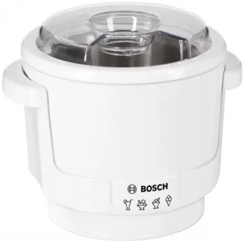 Acessório para batedeira Bosch MUZ5EB2 — caixa de plástico branco, dimensões 180×180×180 mm