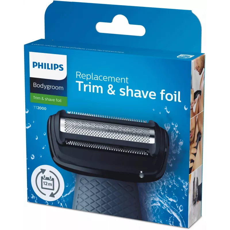 Lâmina de substituição Philips Bodygroom TT2000/43 lâmina de substituição à prova de água cabeça de corte