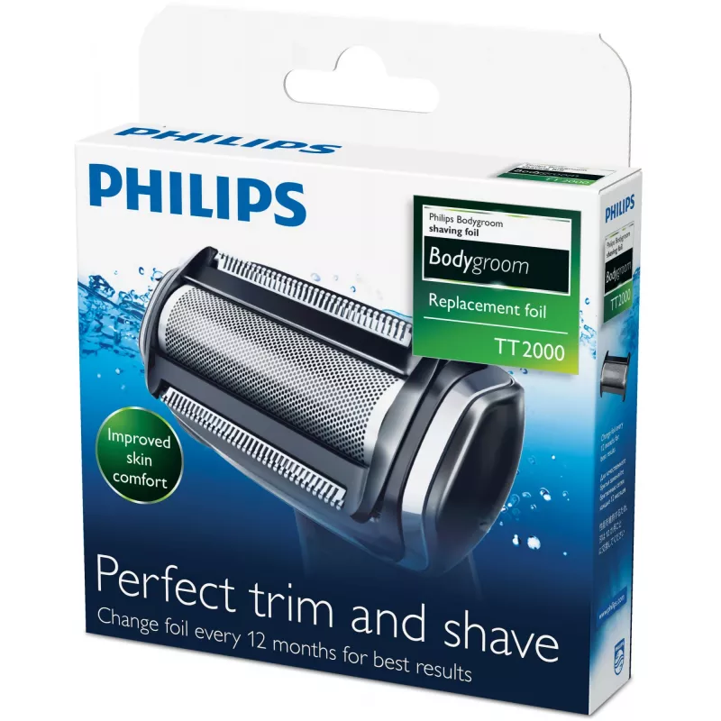 Lâmina de substituição Philips Bodygroom TT2000/43 lâmina de substituição à prova de água cabeça de corte