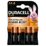 Pilhas descartáveis Duracell Plus AA alcalinas, 1,5 V, 4 unid., 50 mm