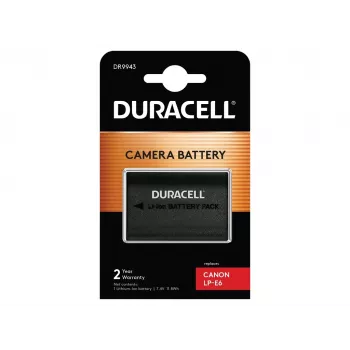 Bateria de câmara Duracell DR9943 LP-E6 1600mAh Li-Ion