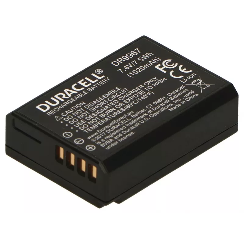 Bateria de câmara Duracell – substitui bateria Canon LP-E10