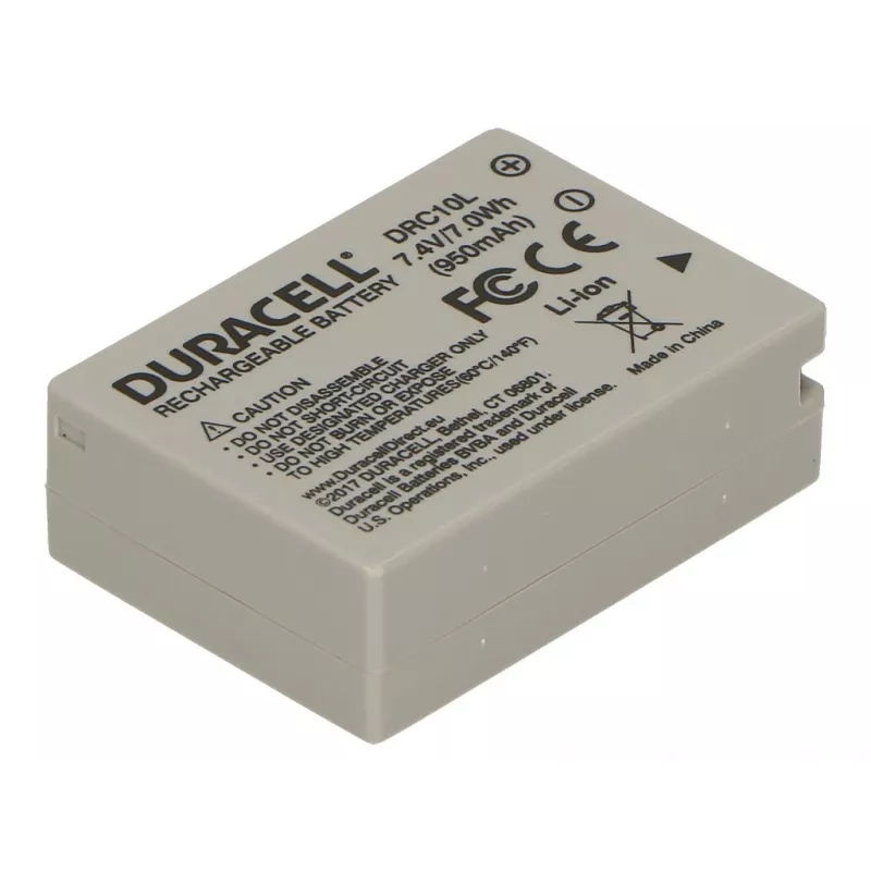 Bateria de câmara Duracell – substitui bateria Canon NB-10L