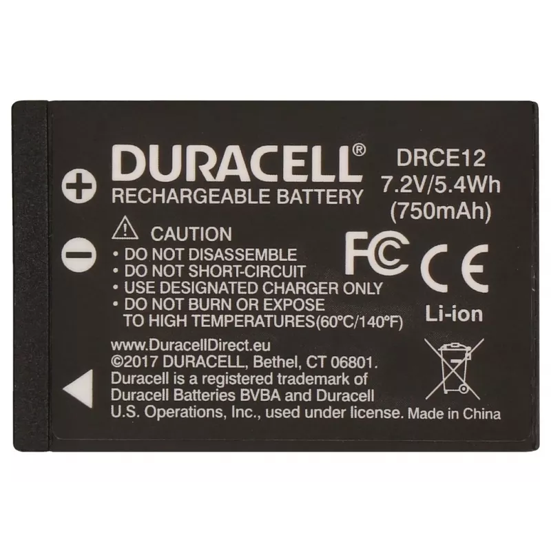 Duracell DRCE12 bateria para câmara Canon LP-E12, Li-Ion, 750 mAh