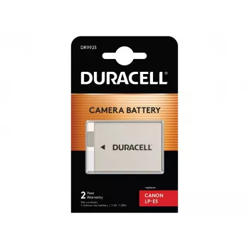 Bateria de câmara Duracell - substitui bateria Canon LP-E5, 1020 mAh, 7,4 V, iões de lítio (Li-Ion)