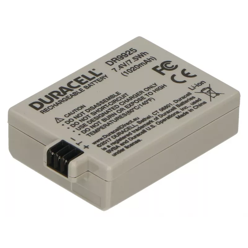 Duracell DR9925 bateria para câmara Canon LP-E5, Li-Ion, 1020 mAh