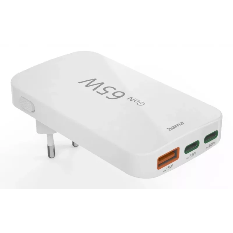 Carregador móvel Hama 00201976 portátil, powerbank, smartphone, tablet branco AC carregamento rápido interior