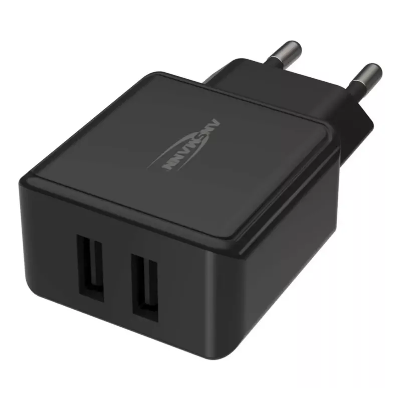 Carregador Ansmann HC212 Universal preto AC interior