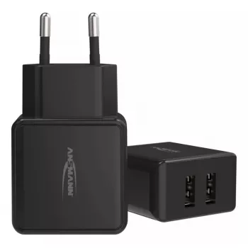 Carregador Ansmann HC212 Universal preto AC interior